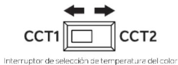 Kichler 310260 - SELECCIÓN DE LA TEMPERATURA DEL COLOR DEL LED E INSTALACIÓN DEL KIT DE LUCES Y EL DIFUSOR - 1