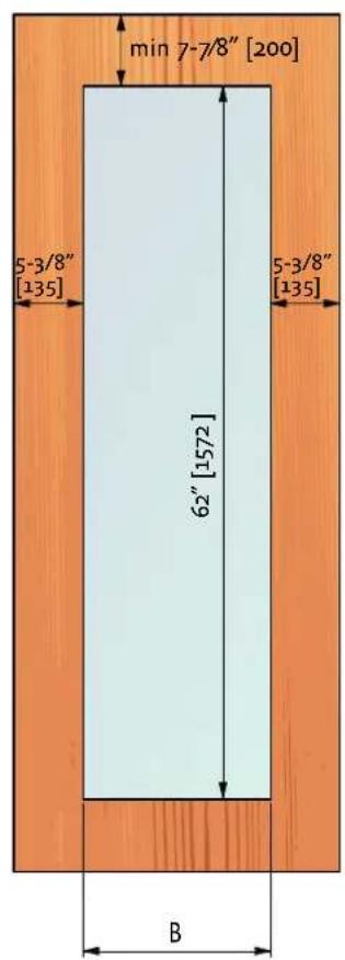 Hestan KFCR30 - PANEL DIMENSIONS KFC - OV, KRC - OV AND KWC - OV - 3