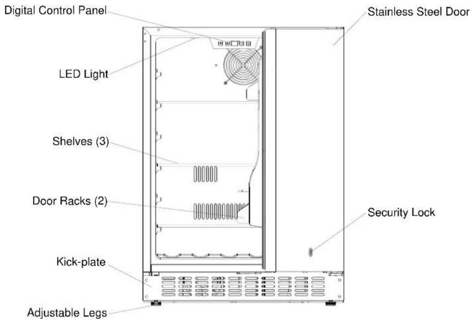 Summit ALFZ53G - MODELS ALFZ53 / SCFF53BSSADA / LFZ24A / SCFF52W / SCFF53B / SCFF53BSS - FROST-FREE FREEZERS - 3