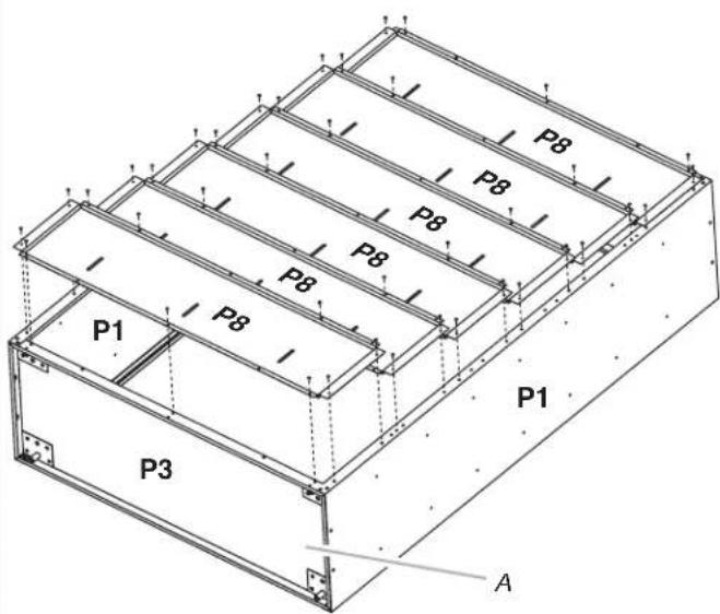 Gladiator GAJG48KDKSG - 2B. Attach Back Panels - 2