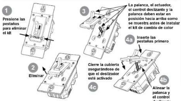 LEGRAND TSD4FBL3PBK - INSTRUCCIONES EN ESPANOL - 1