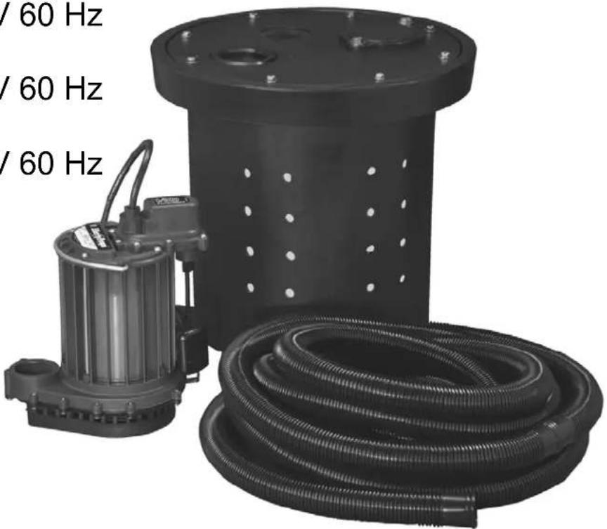 Liberty Pumps CSP-457 - Pompe de vide sanitaire, modèles CSP-237, CSP-257, et CSP-457 - 1