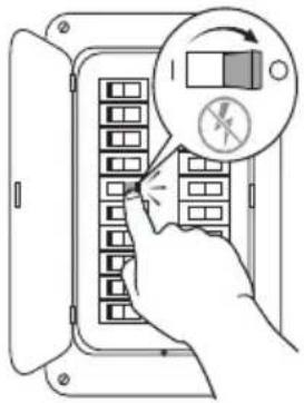 Big Ass Fans Turbo6 - √ Turn off Power at Breaker - 1