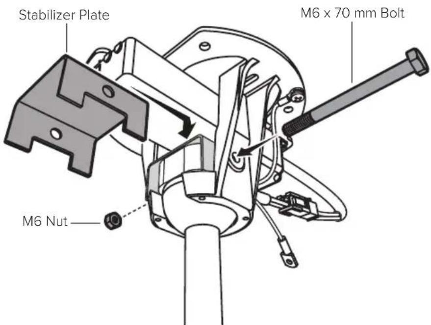 Big Ass Fans Turbo6 - Install fan stabilizer (optional, outdoor fans only) - 2