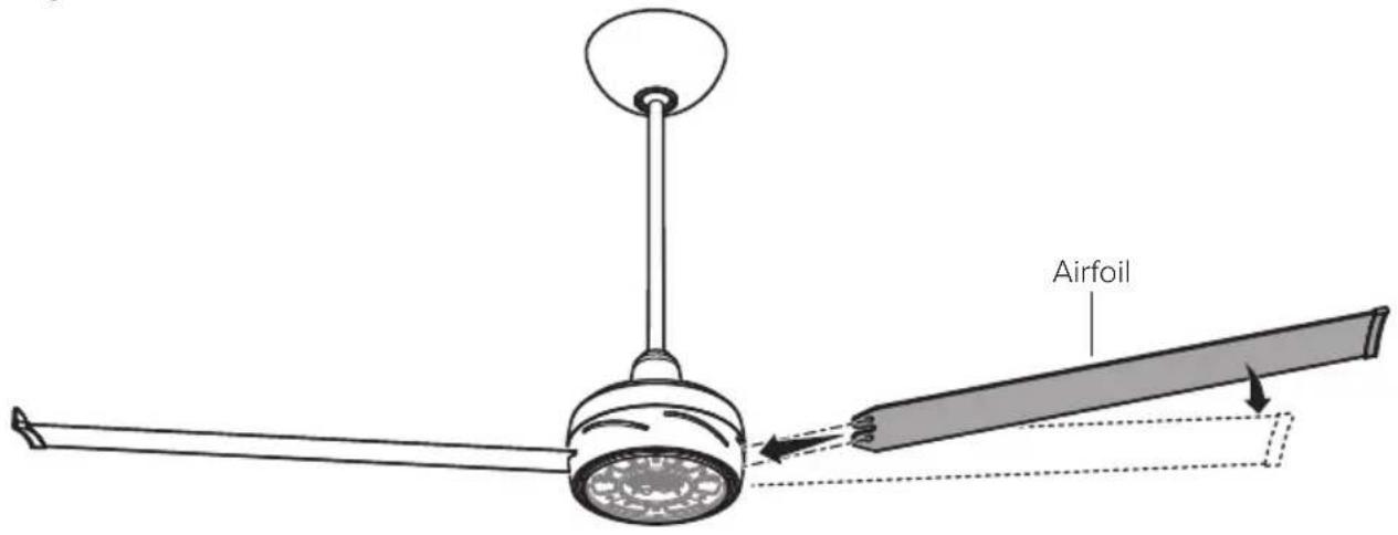 Big Ass Fans Turbo6 - Install airfoils - 5