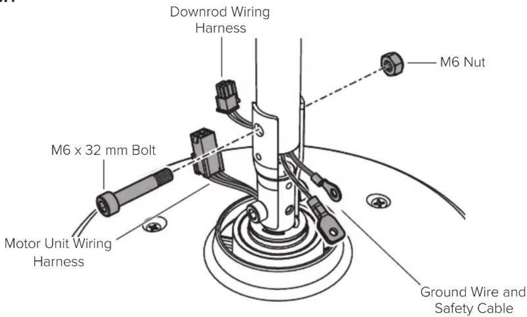 Big Ass Fans Turbo6 - Install downrod - 1