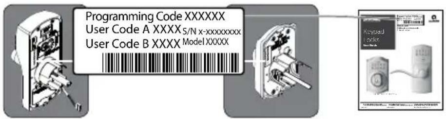 Schlage FE575 - Front of this User Guide - 1