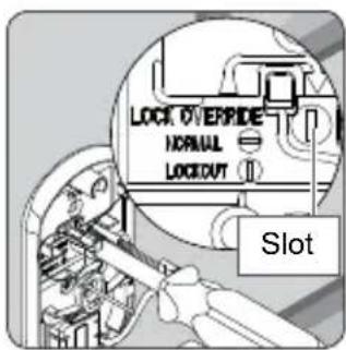 Schlage FE575 - Lock Override - 3