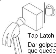 Schlage F51A - Install Latch - 3
