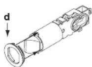 Schlage F170 - Si nécessaire, changer la tétière du verrou - 2
