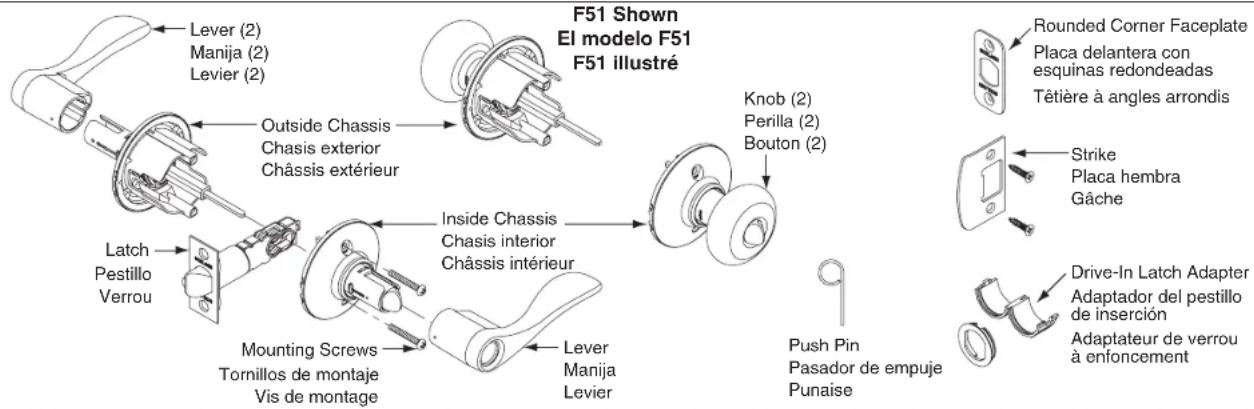 Schlage F170 - F-Series - 1