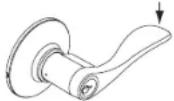 Schlage F170 - If Needed, Reverse Levers - 1