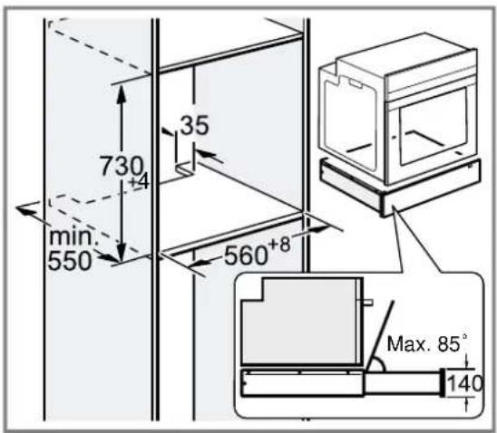 BOSCH BDC9111B0 - Montaggio nell'armadio - 2