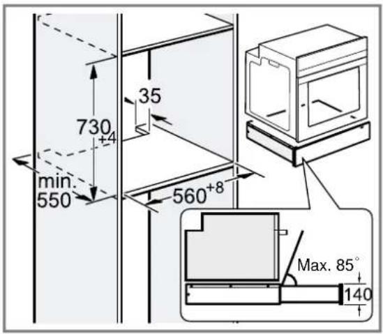 BOSCH BDC9111B0 - Inbouw in kast - 3