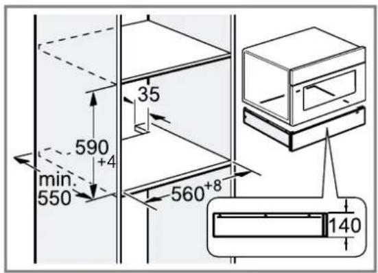 BOSCH BDC9111B0 - Montaggio nell'armadio - 3