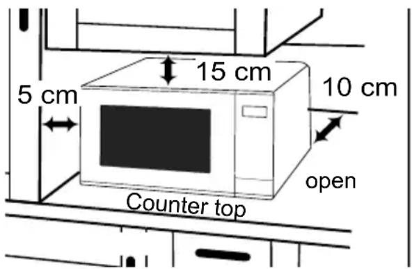 PANASONIC NN-GT65QB - Counter-top Use: - 1