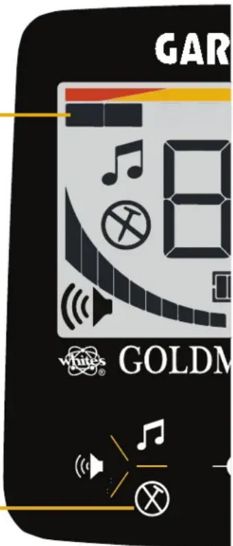 GARRETT Goldmaster 24k - Modes audio - 1