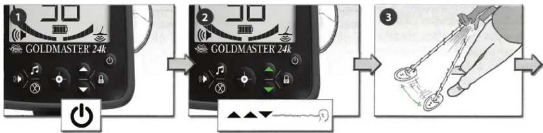 GARRETT Goldmaster 24k - DÉMARRAGE RAPIDE - 1
