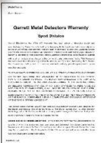 GARRETT Axiom - Contenu du carton de l'Axiom - 3