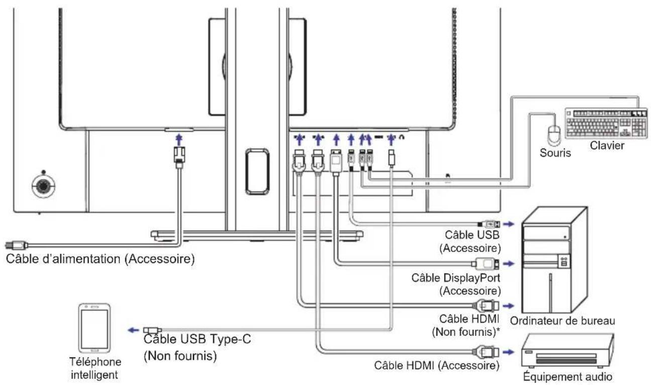 IIYAMA ProLite X2797HSU - [Exampie de connexion] - 1