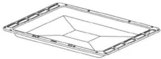BEKO FBG62031WCS - Standard tray - 1
