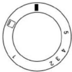 BEKO FBG62031WCS - Bouton de commande du four - 2