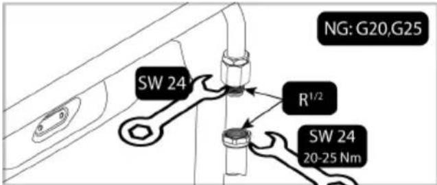BEKO FBG62031WCS - Connexion de type en 10226 R1/2" - 2