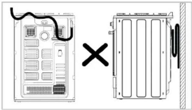 BEKO FBG62031WCS - Gas connection hose placement - 2
