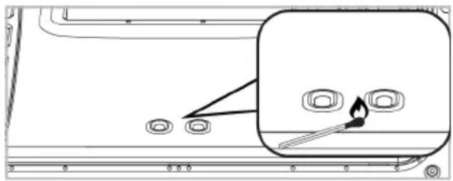 BEKO FBG62031WCS - Turning on the gas oven - 1