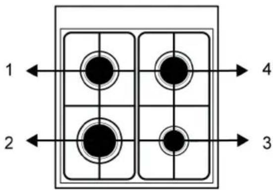 BEKO FBG62031WCS - Hob section - 1