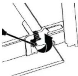 BEKO FBG62031WCS - Removing the oven door - 1
