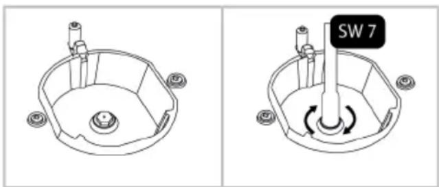 BEKO FBG62031WCS - Exchange of injector for the burners - 1