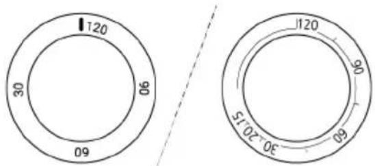 BEKO FBG62031WCS - Minuterie - 1