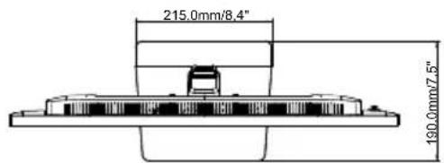 IIYAMA ProLite XB2497HSU - DIMENSIONS : ProLite X2797QSU - 3