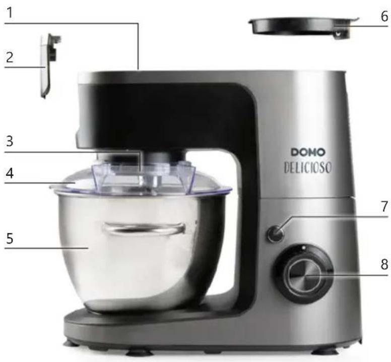 DOMO DO9293KR - COMPONENTI - 1