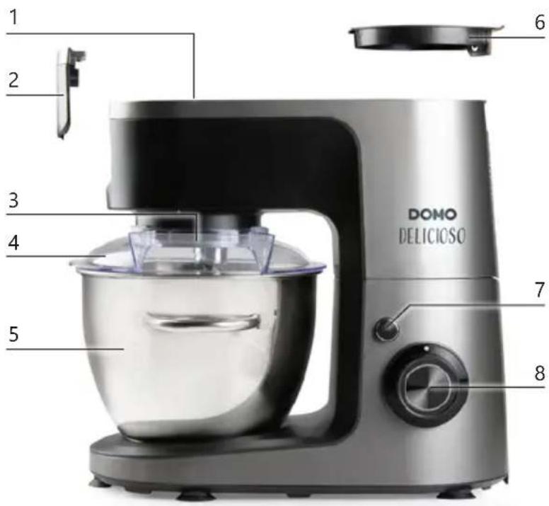 DOMO DO9293KR - PIEZAS - 1