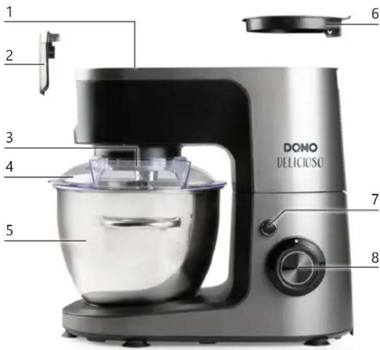 DOMO DO9293KR - ONDERDELEN - 1