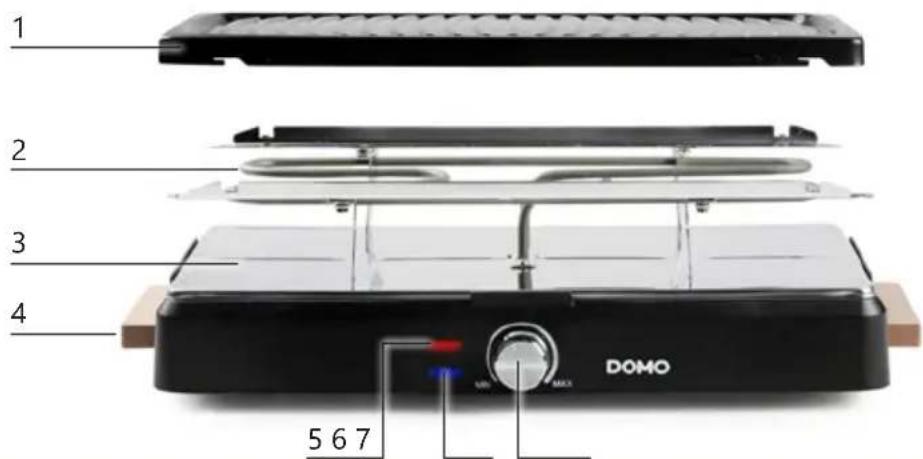 DOMO DO9294G - PARTS - 2