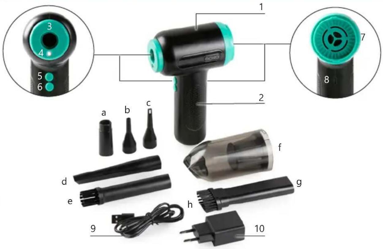 DOMO DO251S - PARTS - 1