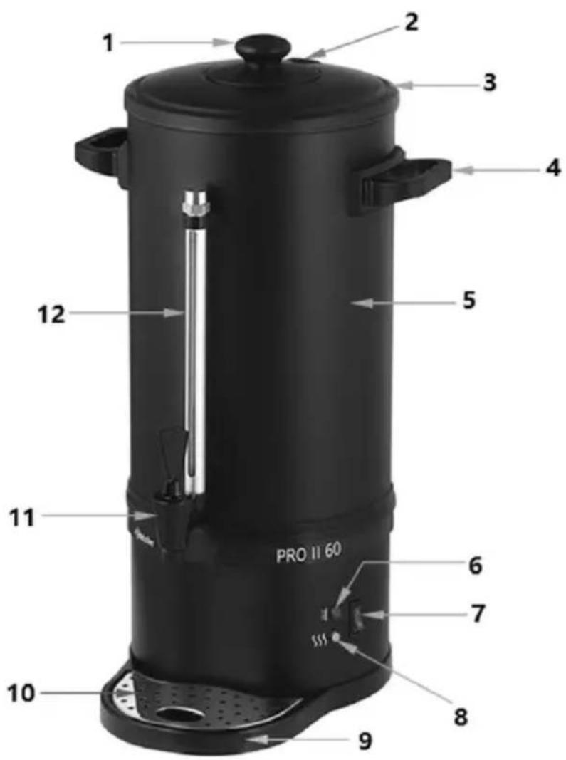 BARTSCHER PRO II 40 S - Éléments de l'appareil - 1