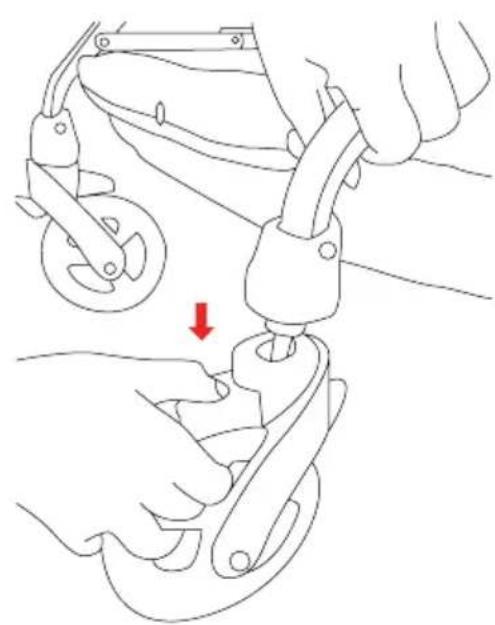 Deryan Pet Stroller - INSTALLING WHEELS - 1