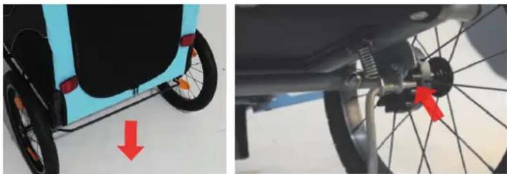 Deryan Pet Trailer - WARNING - 1