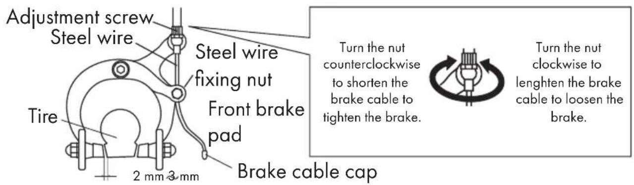 Deryan Kids Bike - Caliper brake adjustment - 1