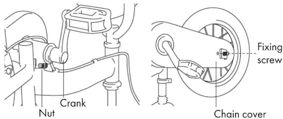 Deryan Kids Bike - Remove the fixing screw - 1