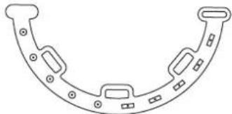 Deryan Wooden Climbing Arch - PARTS LIST - 1