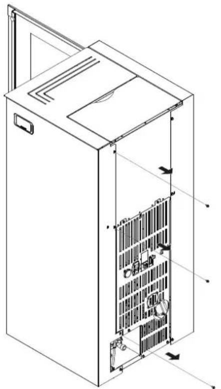 Palazzetti Ecofire Dadò Idro 10 - Demontage der rechten Seite - 1