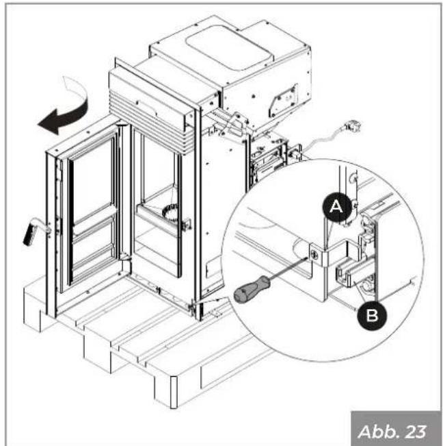 Palazzetti Ecofire KPE8 - Installation eines Generators auf einem Kamin - 7