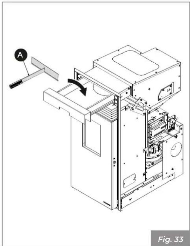 Palazzetti Ecofire KPE8 - Caricamento pellet da cassetto - 2