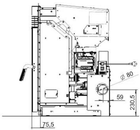 Palazzetti Ecofire KPE8 - Abmessungen - 4