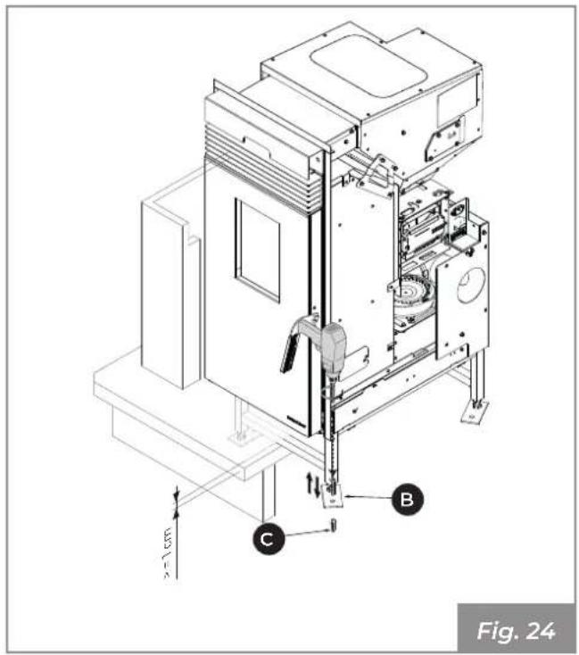 Palazzetti Ecofire KPE8 - Installation d'un générateur sur socle - 4